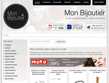 Tablet Screenshot of mon-bijoutier.com